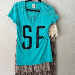 Pink Victoria Secret San Francisco CA shirt size M